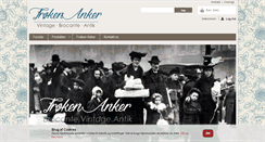 Desktop Screenshot of froeken-anker.dk