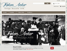 Tablet Screenshot of froeken-anker.dk